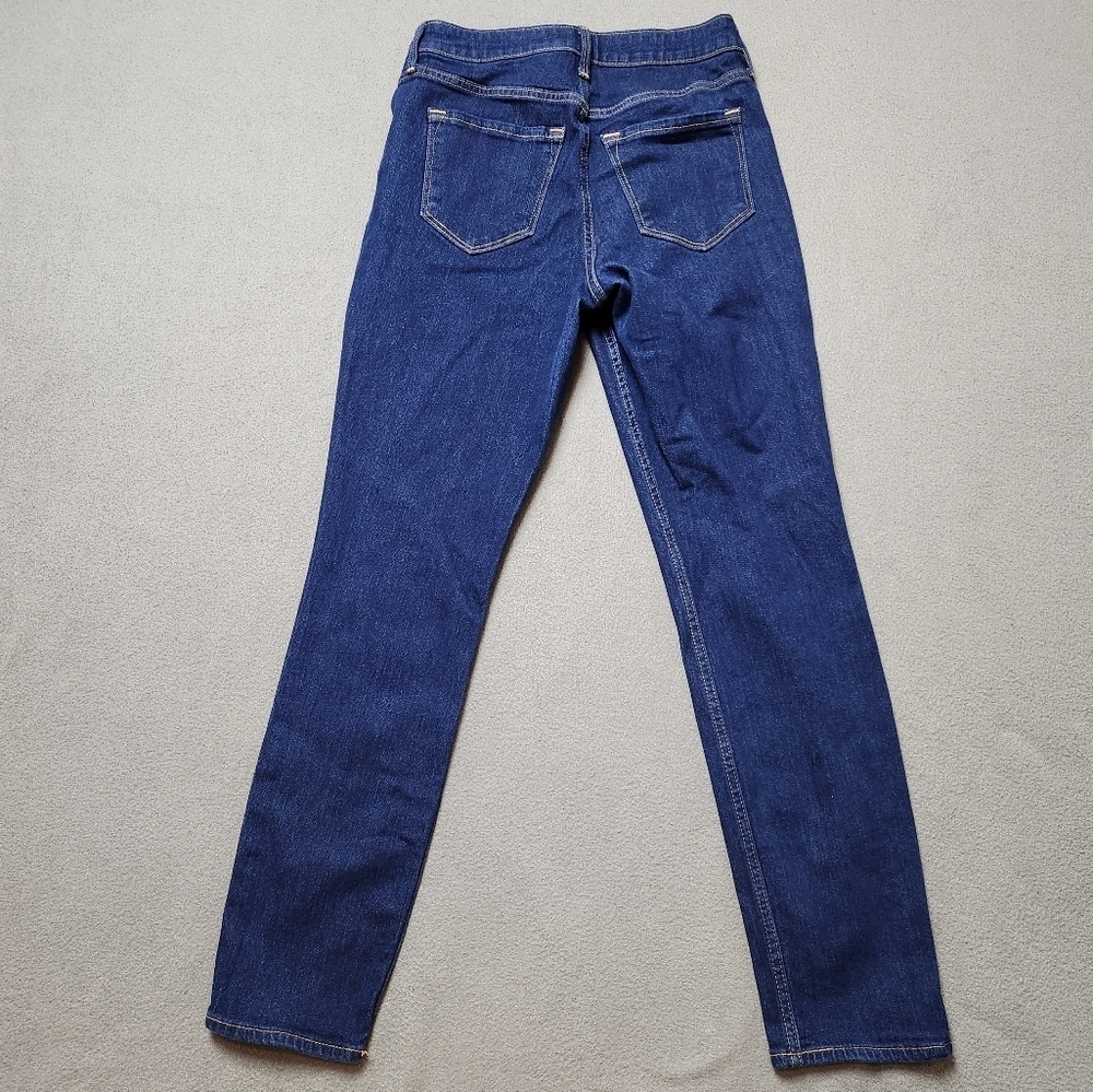 Old navy Jeans Womens Highrise Wow Straight Blue Denim Sz 2